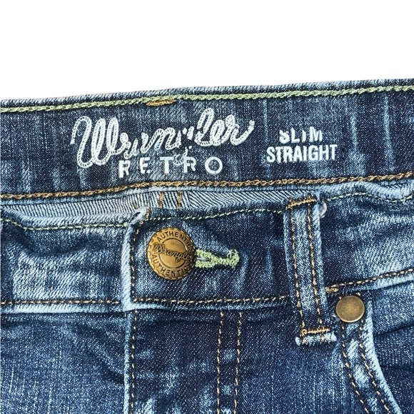 Wrangler Retro Boys Slim Straight Jeans with Adjustable Waist - Boy’s Size 12 - Picture 8 of 10